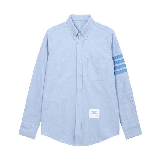 Double Sleeve Patches Contrast Shirt（副本） THOM TREND