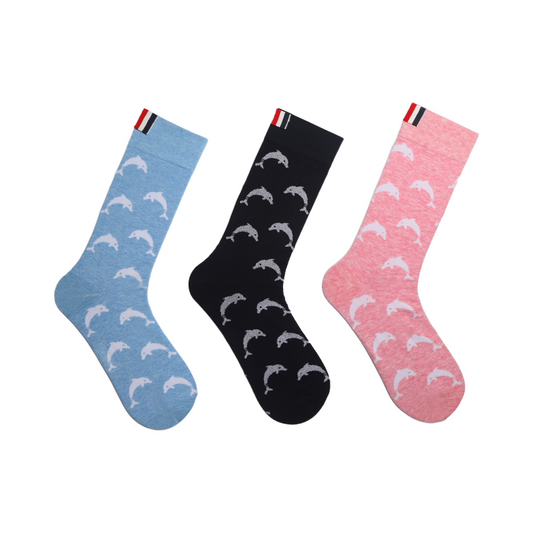 Dolphin mid-calf socks THOM TREND