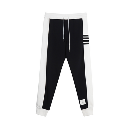 Colorblock Four-Bar Sweatpants THOM TREND