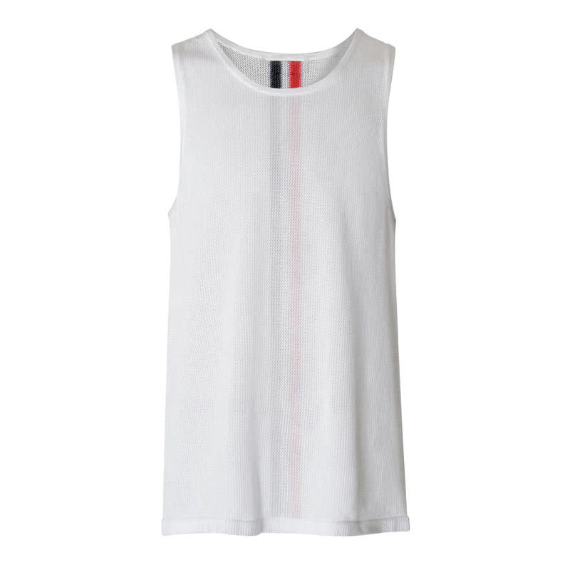 Unisex Hollow Mesh Sleeveless T-Shirt THOM TREND
