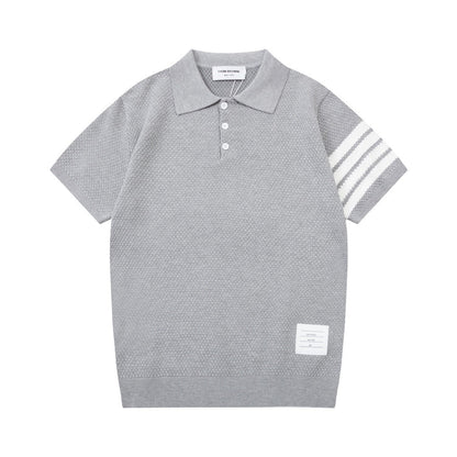 Classic four-bar POLO T-shirt THOM TREND