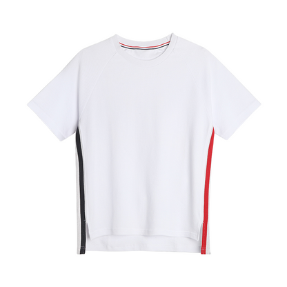 Colorblock Striped Lapel Polo Shirt（副本） THOM TREND