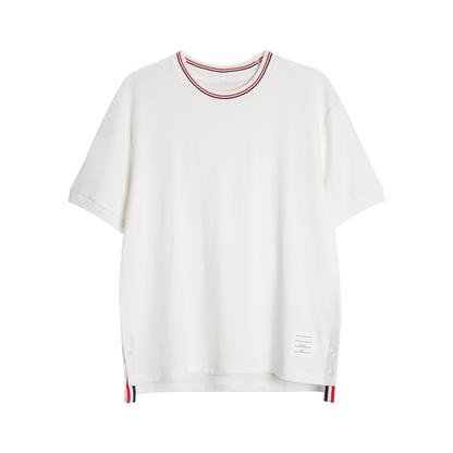 Men's Water Ripple Crew Neck T-Shirt THOM TREND