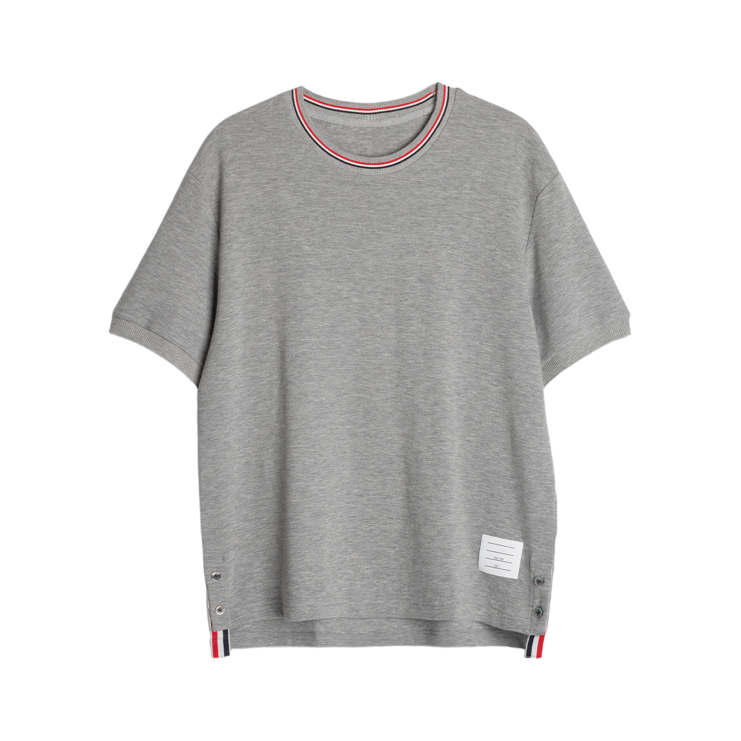 Men's Water Ripple Crew Neck T-Shirt THOM TREND