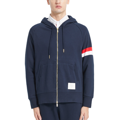 Unisex zip-up hooded jacket THOM TREND