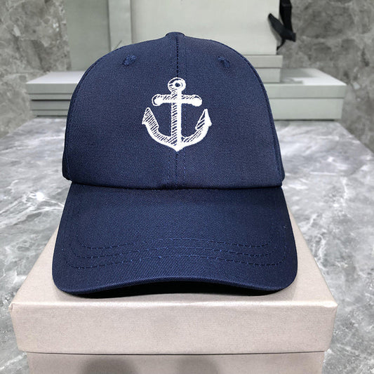 Anchor embroidered baseball cap THOM TREND