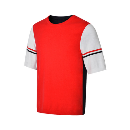 Colorblock crew neck T-shirt THOM TREND