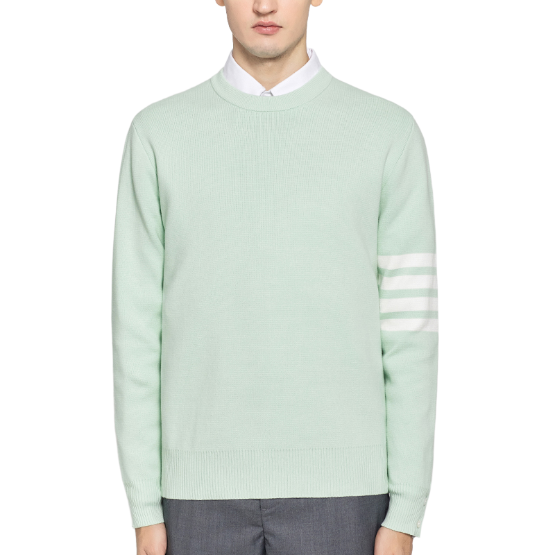 2025 round neck pullover sweater THOM TREND