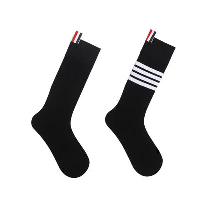 Classic 4-bar cotton socks THOM TREND