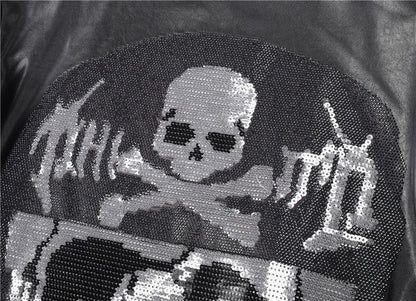 New-Philpp LOGO Cowhide Jacket