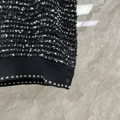 2025SS Unisex Tweed POLO Short Sleeve THOM TREND